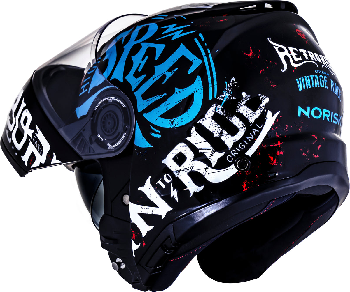 Capacete Norisk Force Monocolor Born To Ride Azul