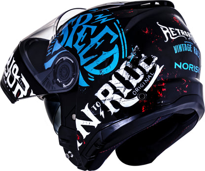 Capacete Norisk Force Monocolor Born To Ride Azul