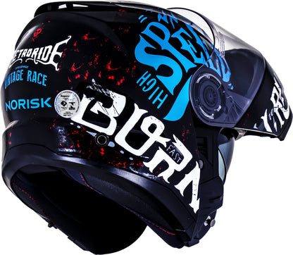 Capacete Norisk Force Monocolor Born To Ride Azul