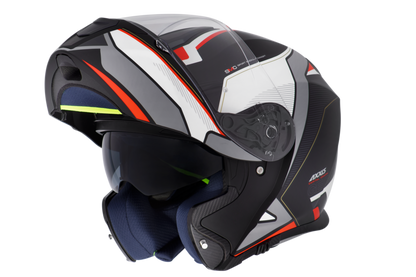 Capacete Axxis  Gecko Sv Capital B5 Vermelho Flourescente Matte