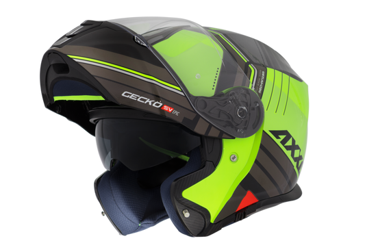 Capacete Axxis  Gecko Sv Epic B3 Amarelo Flourescente
