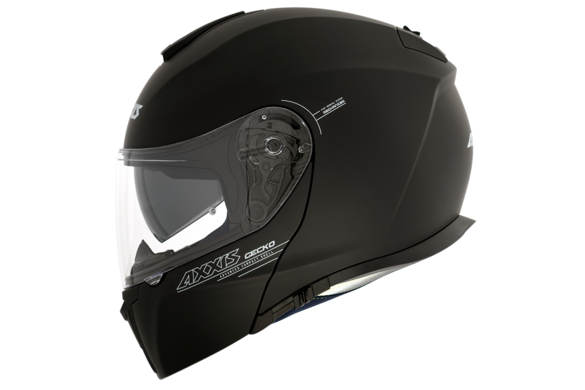 Capacete Axxis Gecko SV Solid A1 Preto Matte