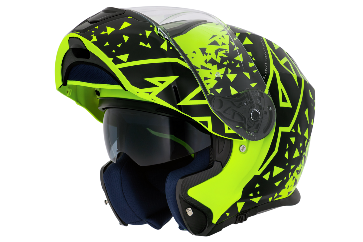 Capacete Axxis Gecko Sv Stamp B3 Amarelo Flourescente Brilho