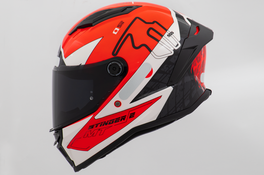 Capacete Mt Helmets Stinger 2 Grand Prix C5 Japan Brilho