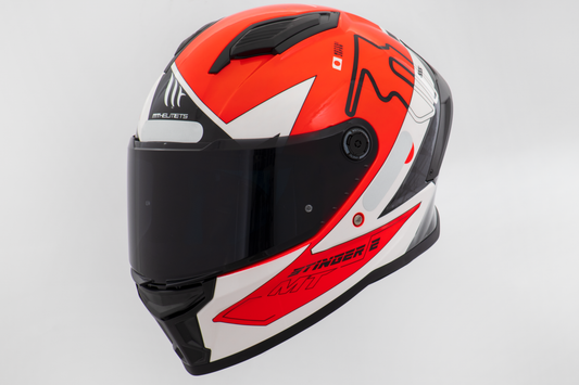 Capacete Mt Helmets Stinger 2 Grand Prix C5 Japan Brilho