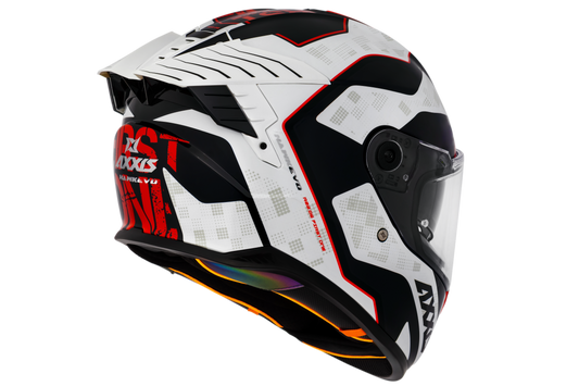 Capacete Axxis Hawk Evo Sv First One C0 Branco Brilho