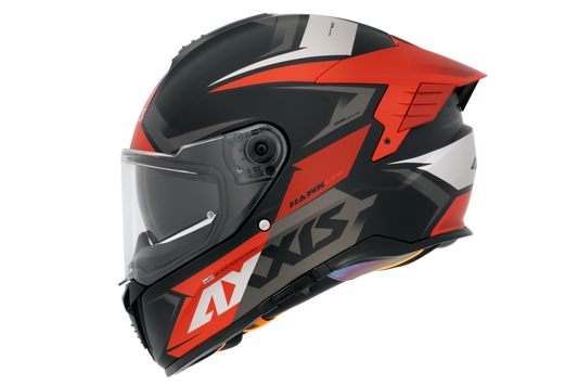 Capacete Axxis Hawk Evo Sv Ixil B15 Veremelho Matte