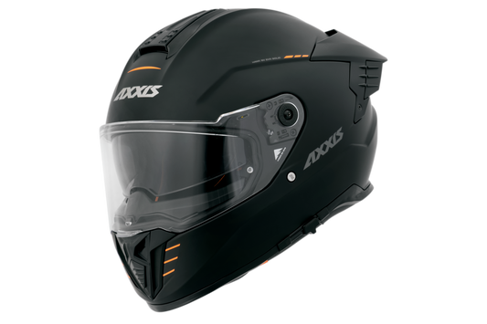 Capacete Axxis Hawk Evo Sv Solid A1 Preto Matte