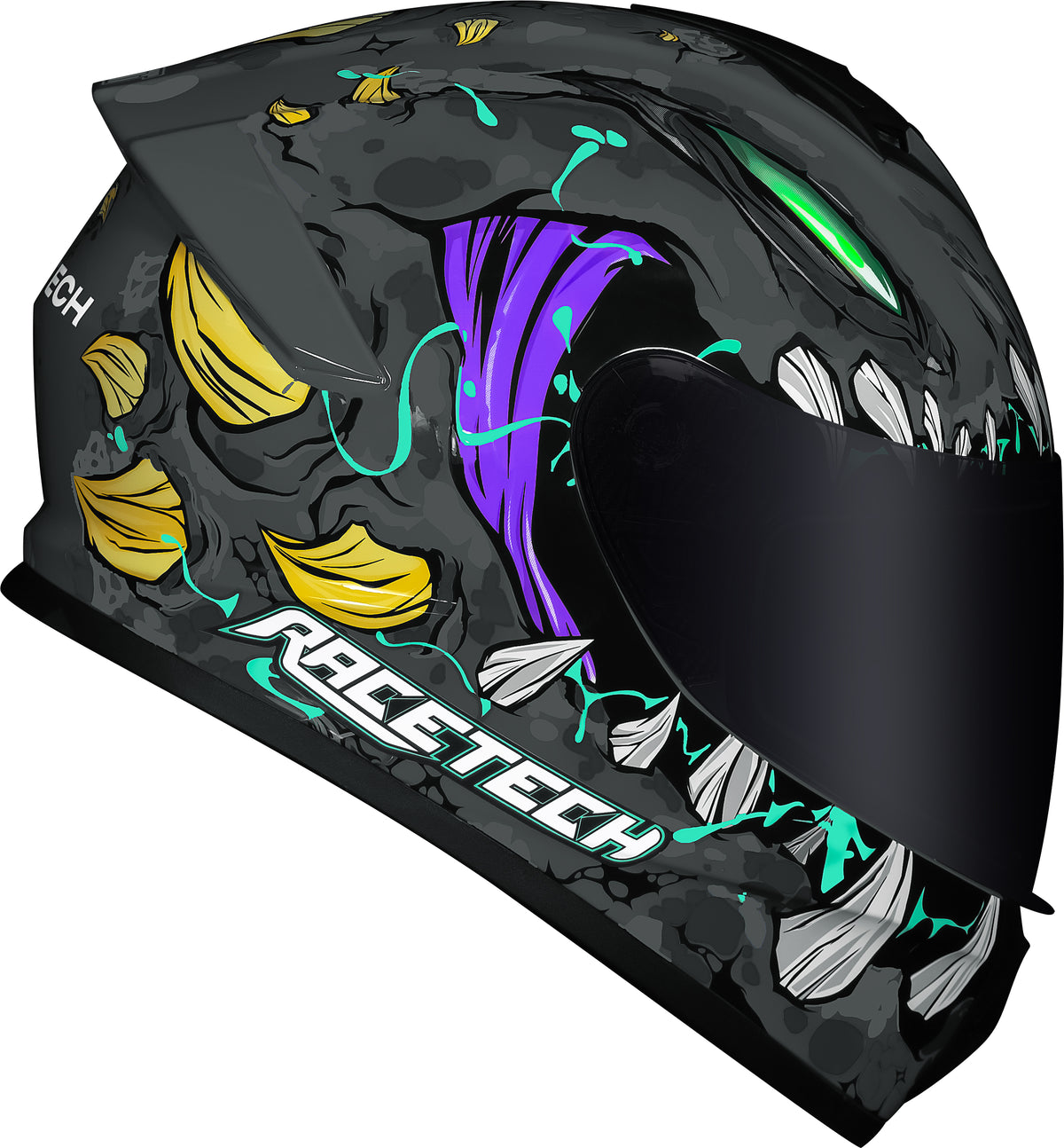 Capacete Race Tech Hit Lizard Titânio