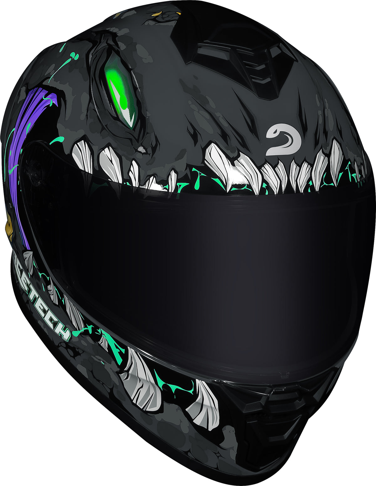 Capacete Race Tech Hit Lizard Titânio