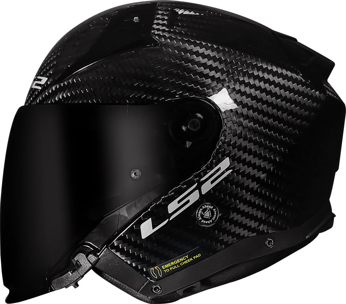 Capacete Ls2 Infinity II Solid Carbon