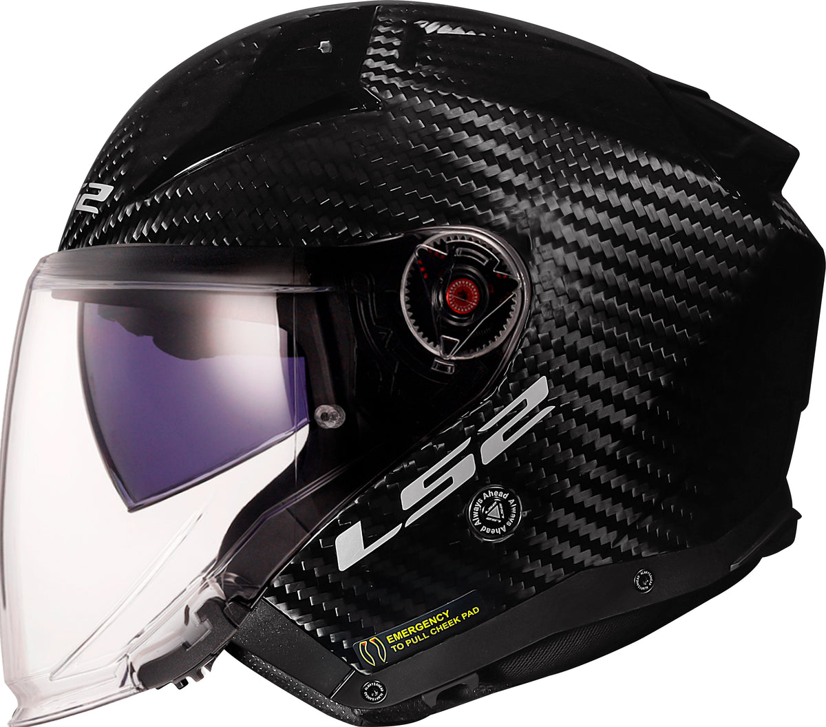 Capacete Ls2 Infinity II Solid Carbon