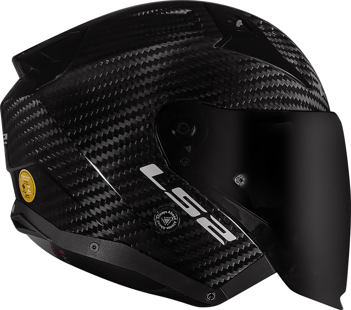 Capacete Ls2 Infinity II Solid Carbon