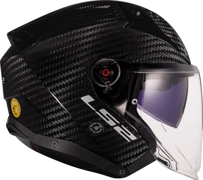 Capacete Ls2 Infinity II Solid Carbon