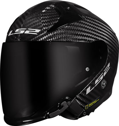 Capacete Ls2 Infinity II Solid Carbon