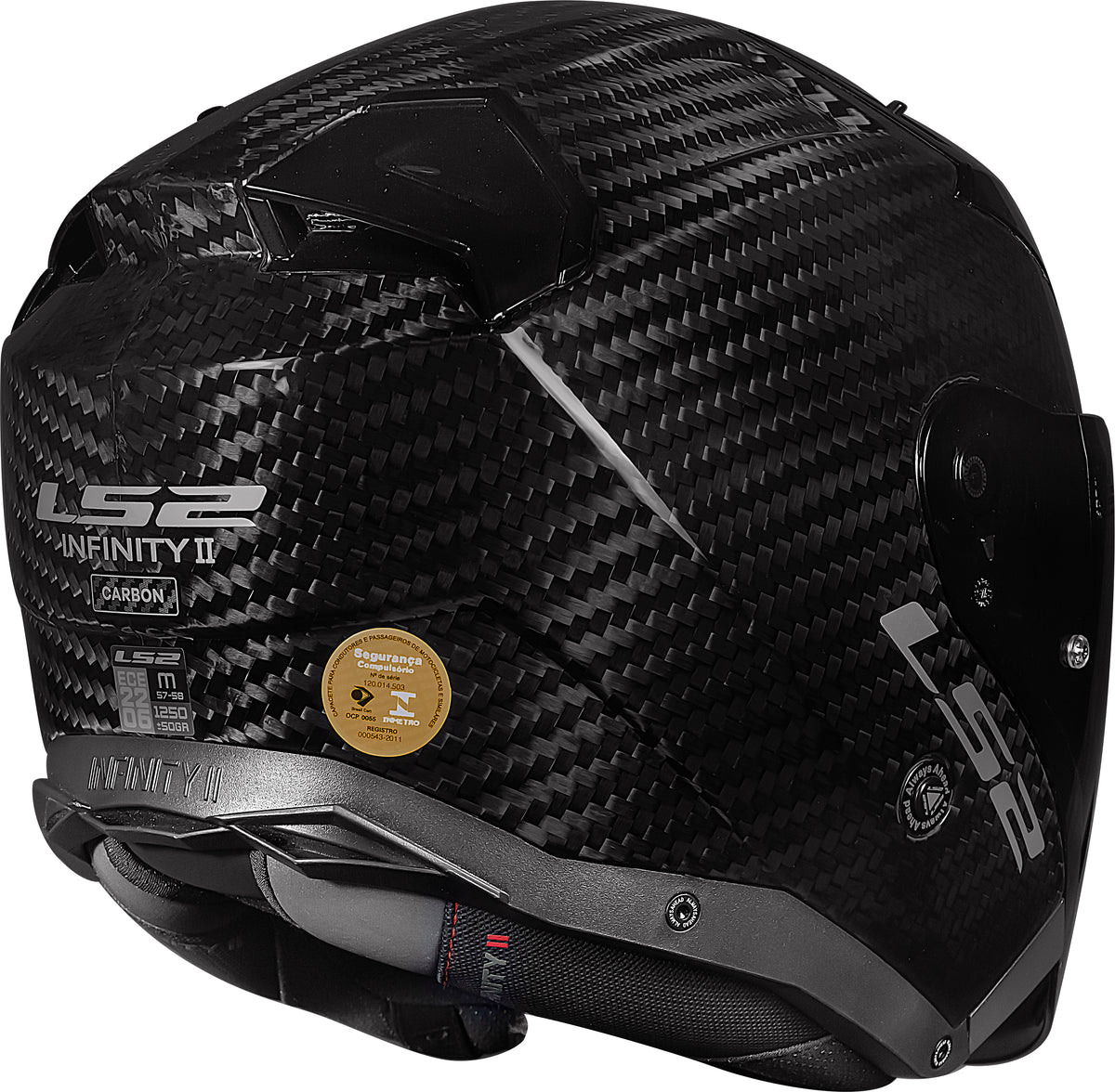 Capacete Ls2 Infinity II Solid Carbon