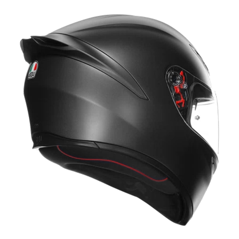 Capacete agv k1 s e2206 Monocolor Matte Preto