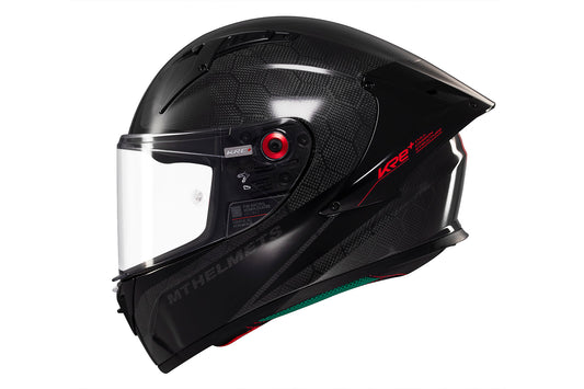 Capacete Mt Helmets Kre+S Fim Solid A11 Carbono Brilho
