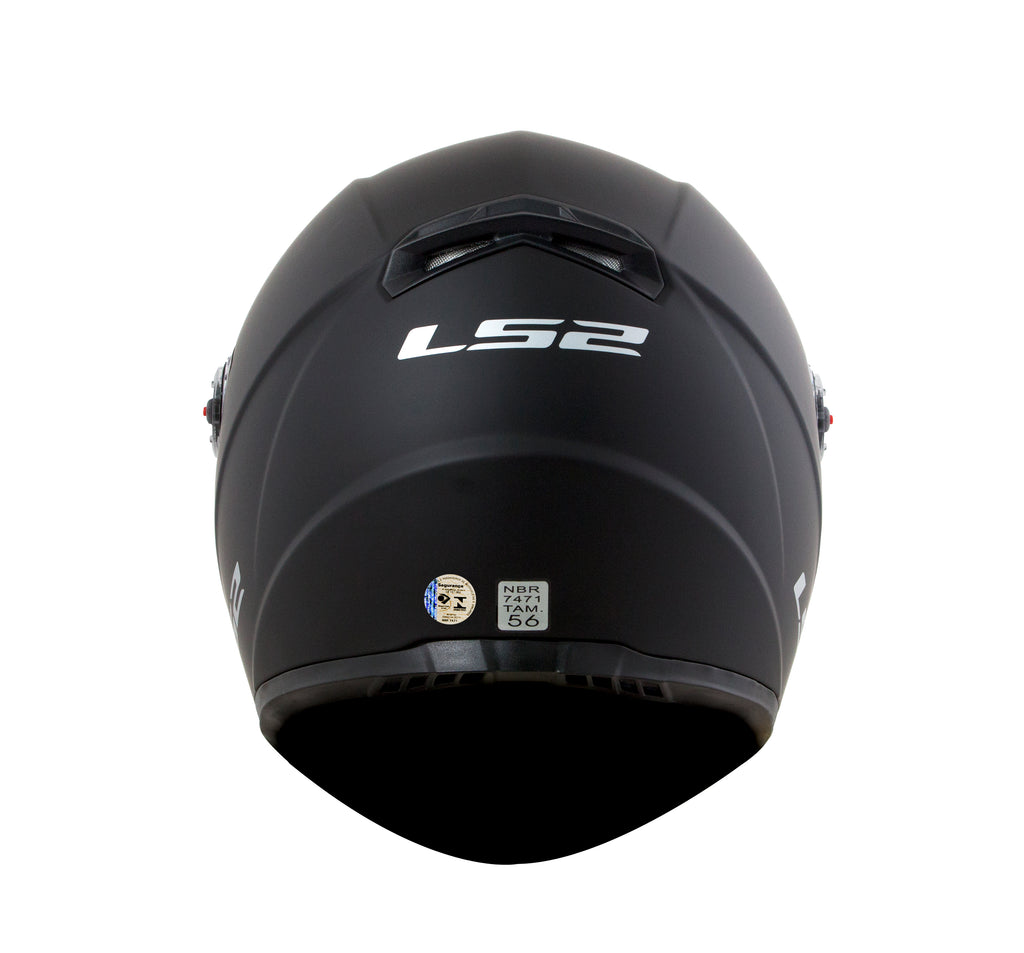 Capacete Ls2 Ff358 Classic Mono Preto