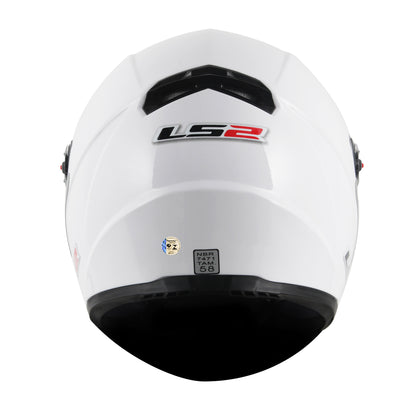 Capacete Ls2 Ff358 Classic Mono Branco