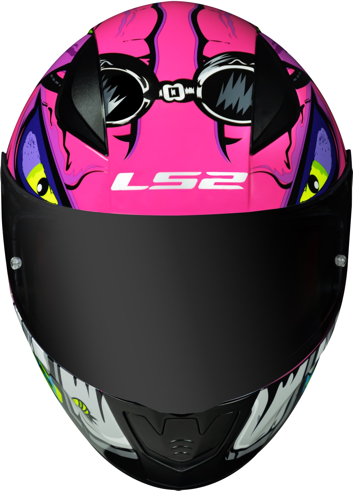 Capacete Ls2 Rapid ff353 Bad Ass Roxo