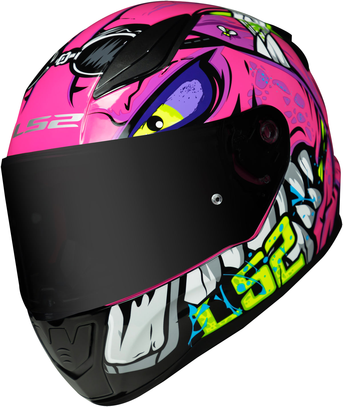 Capacete Ls2 Rapid ff353 Bad Ass Roxo