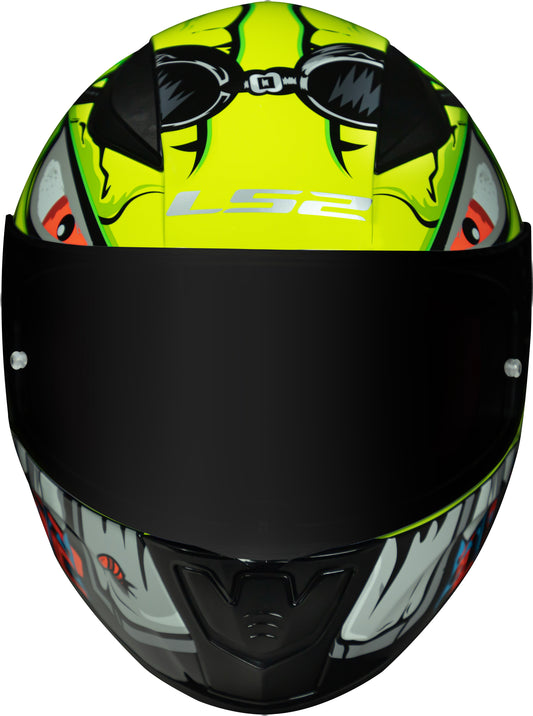 Capacete Ls2 Rapid ff353 Bad Ass Amarelo