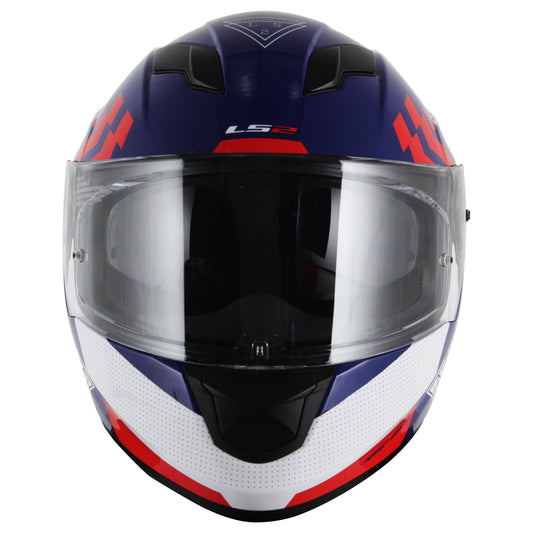 Capacete Ls2 Ff320 Stream Podium Azul Vermelho