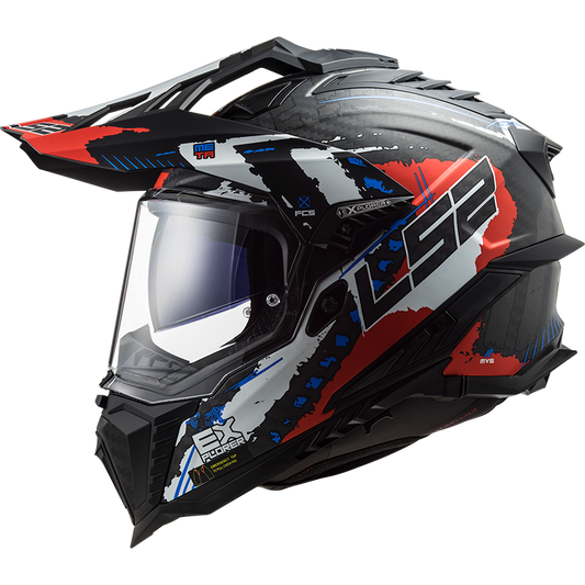 Capacete Ls2 mx701 Explorer Extend Matte Vermelho