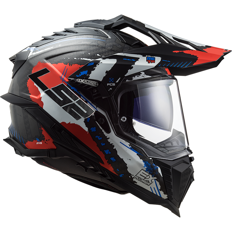 Capacete Ls2 mx701 Explorer Extend Matte Vermelho