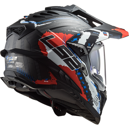 Capacete Ls2 mx701 Explorer Extend Matte Vermelho