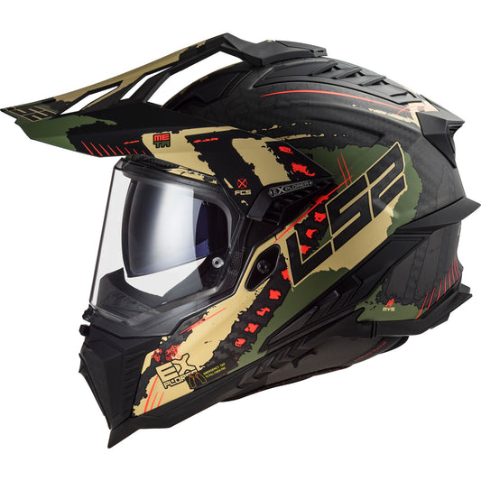 Capacete Ls2 mx701 Explorer Extend Matte Militar