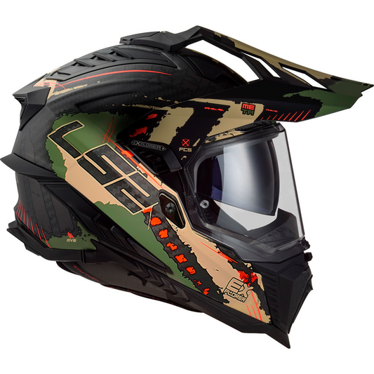 Capacete Ls2 mx701 Explorer Extend Matte Militar