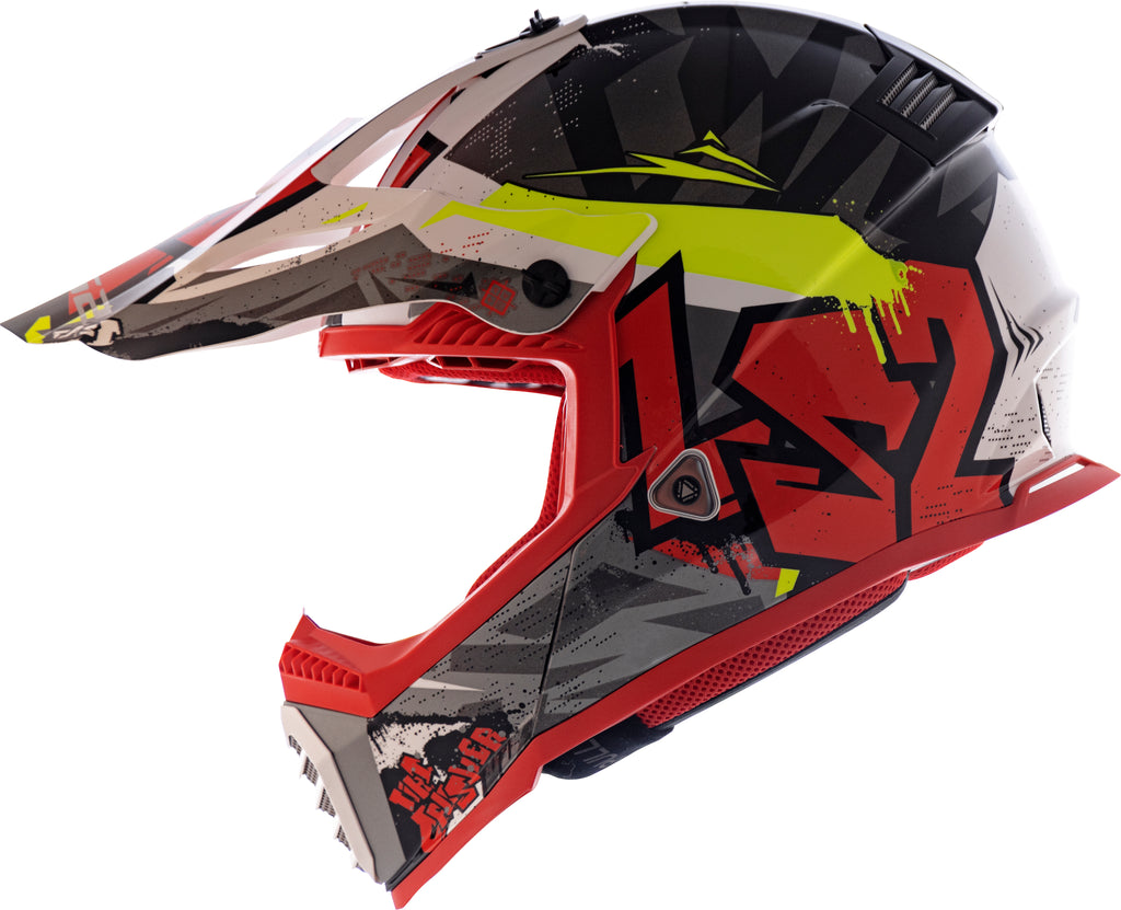 Capacete Ls2 mx437 Fast Evo Crusher