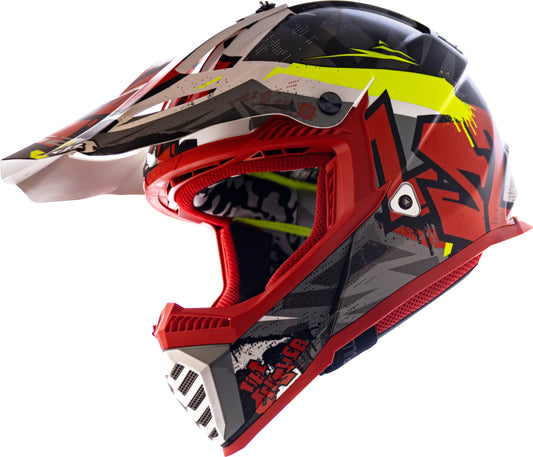 Capacete Ls2 mx437 Fast Evo Crusher