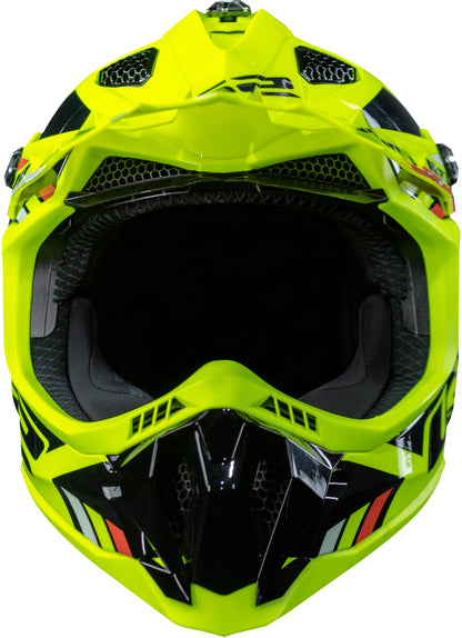 Capacete Ls2 mx700 Subverter Evo Stomp Amarelo Preto