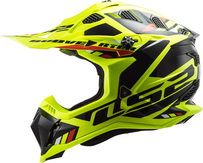 Capacete Ls2 mx700 Subverter Evo Stomp Amarelo Preto