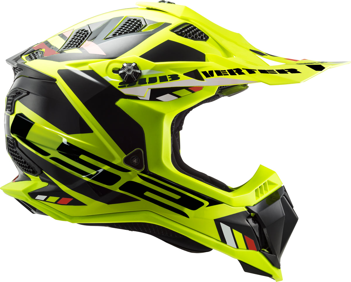 Capacete Ls2 mx700 Subverter Evo Stomp Amarelo Preto