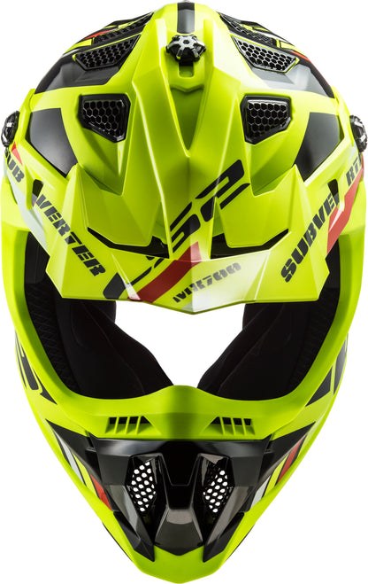 Capacete Ls2 mx700 Subverter Evo Stomp Amarelo Preto