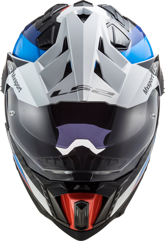 Capacete Ls2 mx701 Explorer Frontier Preto Azul