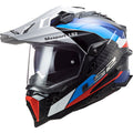 Capacete Ls2 mx701 Explorer Frontier Preto Azul