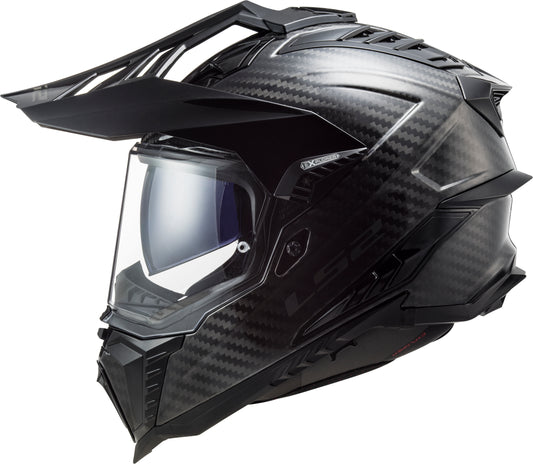 Capacete Ls2 mx701 Explorer Solid Carbon