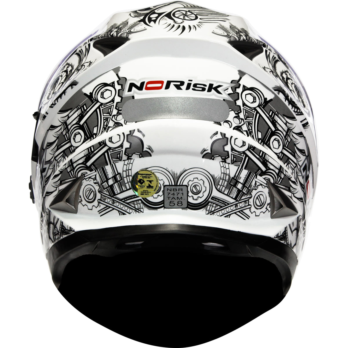 Capacete Norisk Soul Android Branco