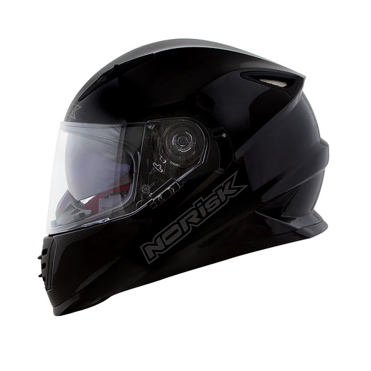 Capacete Norisk Soul Monocolor Preto Brilho