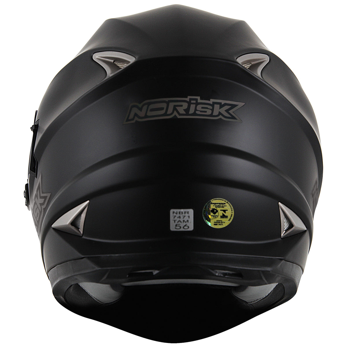 Capacete Norisk Soul Monocolor Matt Preto