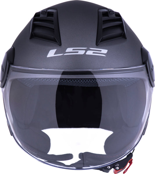 Capacete Ls2 Airflow of562 Monocolor Matt Titanium