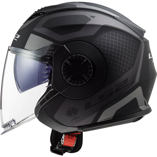 Capacete ls2 verso of570 Marker Preto