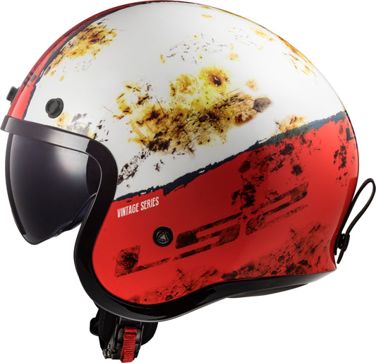 Capacete Ls2 Spitfire of599 Rust