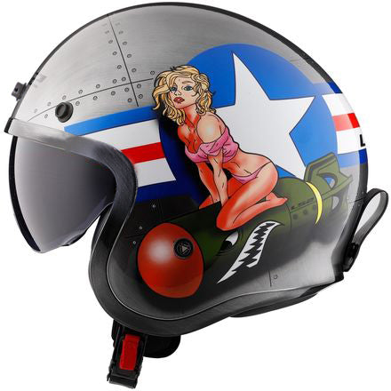 Capacete Ls2 Spitfire of599 Bomb Rider