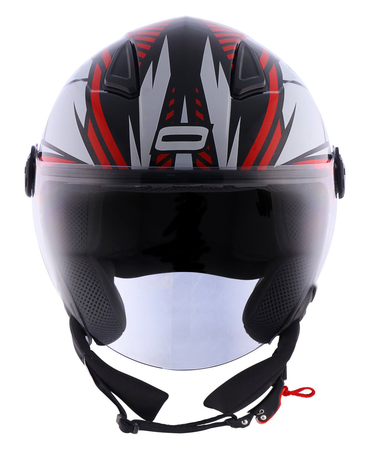 Capacete Norisk Orion Mosaic Preto Vermelho